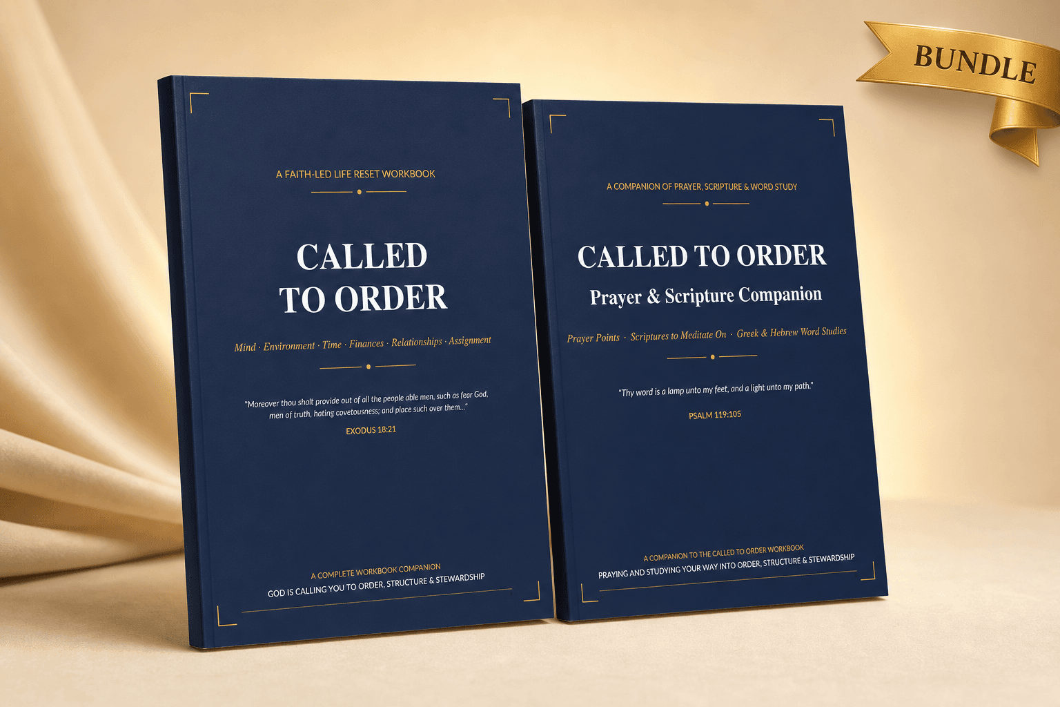 Called to Order Workbook and Prayer & Scripture Companion bundle